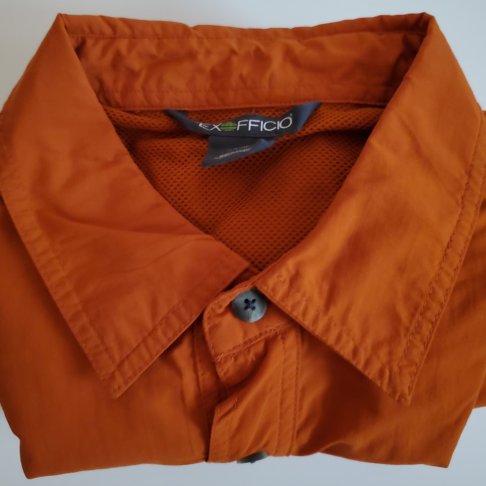 ExOfficio Men's BugsAway Tiburon Long-Sleeve Shirt, Size M, Goldflame